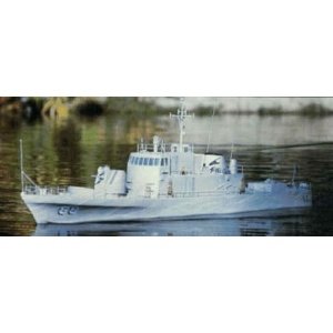 USS Crockett rychlý dělový člun 1295mm Modely lodí RCobchod