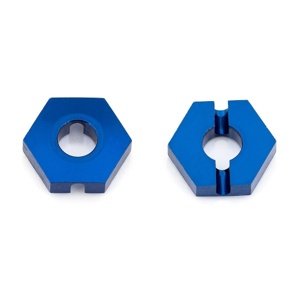 B64 unašeče disků, 3.5 mm, modré, HEX 12mm, 2 ks. Modely aut RCobchod