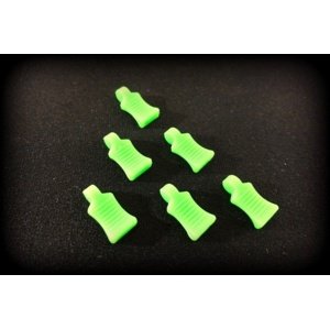 Praporky na sponky na karosérie - zelené fluorescentní Karosérie RCobchod