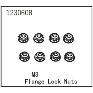 Flange Lock Nut M3 (8) RC auta RCobchod