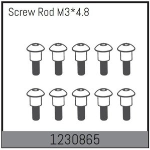 1230865 - Screw Rods M3x4.8 (10) RC auta RCobchod