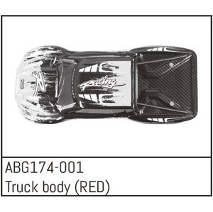AGB174-001 - Karosérie Truck červená RC auta RCobchod