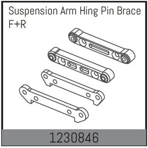 1230846 - Susp.Arm Hinge Pin Brace F/R RC auta RCobchod