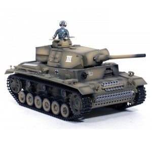 RC tank 1:16 Torro Panzer III., 2.4GHz, Airbrush Camouflage, BB střely, kouř, zvuk Tanky TORRO RCobchod