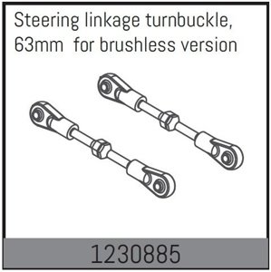 1230885 - Steering Turnbuckles 57-63mm (2) RC auta RCobchod