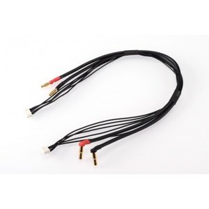 4S černý nabíjecí kabel G4/G5-4S/XH - krátký 400mm - (4mm, 5-pin XH) Konektory a kabely IQ models