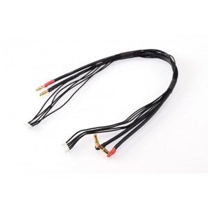 4S černý nabíjecí kabel G4/G5-4S/XH - krátký 400mm - (4mm, 5-pin EH) Konektory a kabely RCobchod