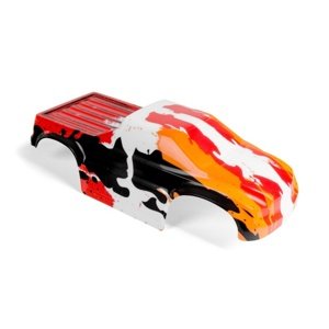Lakovaná karoserie HD Oranžovo/černo/bílá - S10 Blast MT (náhrada za L122244) Příslušenství auta RCobchod