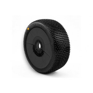 CLAYMORE V2 BUGGY C3 (MEDIUM) nalepené gumy, černé disky, 2 ks. Příslušenství auta RCobchod