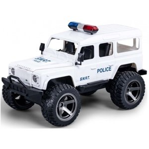 Land Rover Defender Police S.W.A.T. bílý Elektro RCobchod