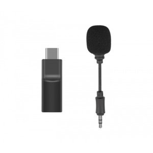 Mini mikrofon a audio adaptér (3,5 mm na USB-C) Foto a Video RCobchod