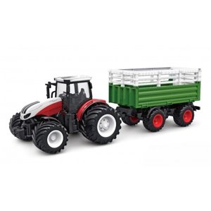 Amewi RC Traktor s vozem pro zvířata, světla, zvuk 1:24 RC auta, traktory, bagry RCobchod