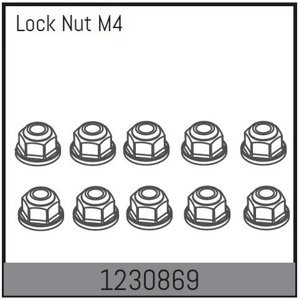 1230869 - Lock Nut M4 (10) RC auta RCobchod