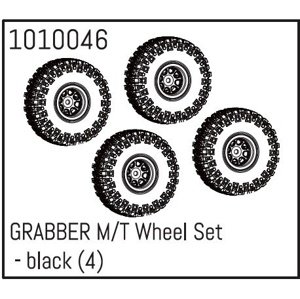 GRABBER M/T Wheel Set - black (4) RC auta RCobchod