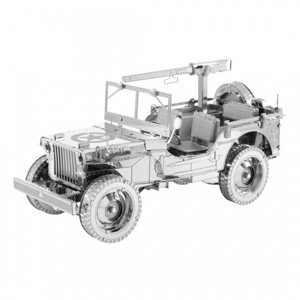 Metal Earth Luxusní ocelová stavebnice Willys Jeep Autodráhy a stavebnice RCobchod