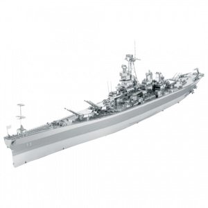 Metal Earth Luxusní ocelová stavebnice USS Missouri Autodráhy a stavebnice IQ models