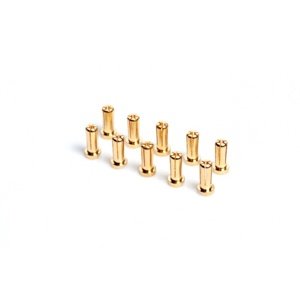 5mm/G5 Gold Works Team/zlaté konektory, 14mm, 10ks. Doporučené příslušenství RCobchod