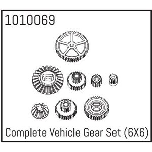 Complete Vehicle Gear Set (6X6) RC auta RCobchod