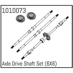 Axle Drive Shaft Set (6X6) RC auta RCobchod