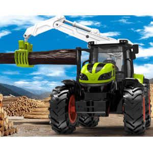 RC traktor s drapákem na nakládání dřeva RC stroje RCobchod