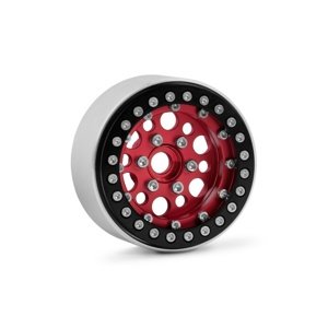 1.9'' Hliníkové beadlock disky pro 1/10 crawler/expedice červené - 2 ks Kola RCobchod