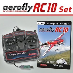 Aerofly RC10 na DVD pro Win8.1/10/11 s USB ovladačem RC Simulátory RCobchod