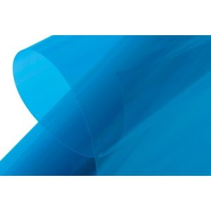 KAVAN nažehlovací fólie 10m - transparentní modrá Stavební materiály RCobchod