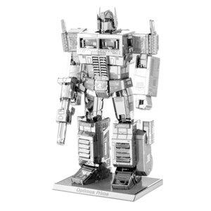 Metal Earth Luxusní ocelová stavebnice Transformers Optimus Prime Autodráhy a stavebnice IQ models