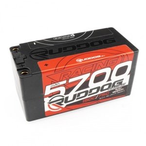 RUDDOG Racing Hi-Volt 5700mAh 150C/75C 15.2V Short 4S LiPo-HV Battery Akumulátory RCobchod