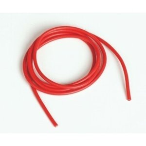 Silikonový kabel 1,6qmm, 15AWG, 1metr, červený Konektory a kabely RCobchod