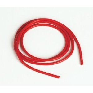 Silikonový kabel 2,0qmm, 14AWG, 1metr, červený Konektory a kabely RCobchod