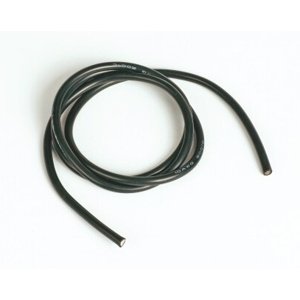 Silikonový kabel 6,6qmm, 9AWG, 1metr, černý Konektory a kabely RCobchod