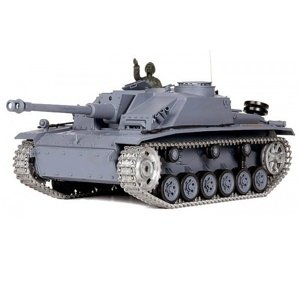 RC TANK 1:16 Sturmgeschutz III Ausf.G.SD.KFZ.142-1 (kouř,zvuk,kov,IR střely) Infra RCobchod