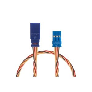 Prodlužovací kabel 1000mm, JR 0,35qmm kroucený silikonkabel, 1 ks. Doporučené příslušenství RCobchod