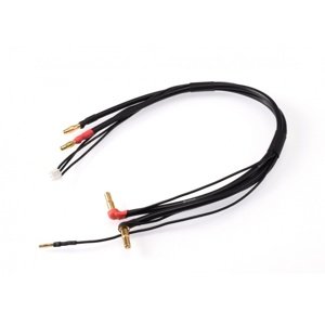 2S černý nabíjecí kabel G4/G5 - dlouhý 300mm - (4mm, 3-pin XH) Konektory a kabely RCobchod