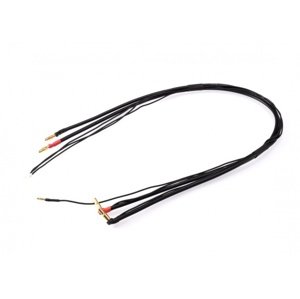 2S černý nabíjecí kabel G4/G5 - dlouhý 600mm - (4mm, 3-pin EH) Konektory a kabely RCobchod