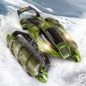 Obojživelník Amphibious Stunt Car - zelený maskáč  RCobchod