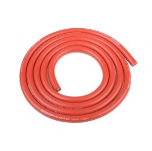 Silikonový kabel 5,5qmm, 10AWG, 1metr, červený Konektory a kabely RCobchod