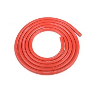 Silikonový kabel 4,5qmm, 12AWG, 1metr, červený Konektory a kabely RCobchod