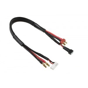 Nabíjecí kabel - G4/6S XH na T-DYN/2S XH - 14 AWG/ULTRA V+ Silikon Kabel - 30cm Konektory a kabely IQ models