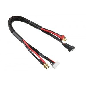 Nabíjecí kabel - G4/6S XH na T-DYN/4S XH - 14 AWG/ULTRA V+ Silikon Kabel - 30cm Konektory a kabely IQ models