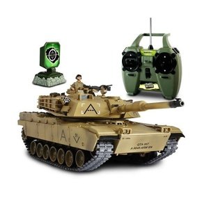 RC tank 1:24 Torro U.S. M1A1 Abrams, IR střely, LED, zvukový a vibrační modul Tanky TORRO RCobchod