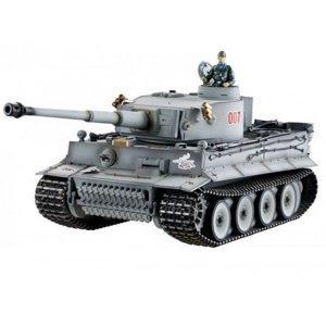 RC tank 1:16 Torro PzKpfW VI (TIGER 1), PROFI (komplet kov), 2.4GHz, IR, kouř, zvuk, dřevěná bedna Tanky TORRO RCobchod