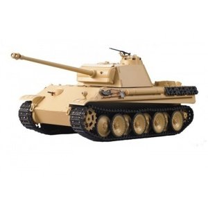 RC tank 1:16 Torro Pahther Ausf. G, BB střely, kouř, zvuk, desert yellow Tanky TORRO RCobchod