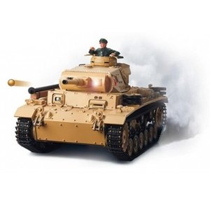 RC tank 1:16 Torro HL Panzer 3 Ausf. H, BB střely, kouř, zvuk Tanky TORRO RCobchod