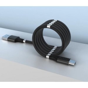Magnetický samonavíjecí USB nabíjecí kabel (Micro USB) (180 cm) PC a GSM příslušenství RCobchod