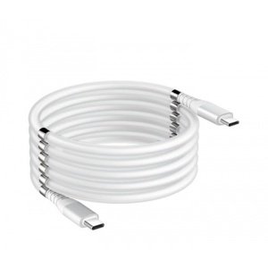 Magnetický samonavíjecí USB nabíjecí kabel (Type-C to Type-C)(90cm) PC a GSM příslušenství RCobchod