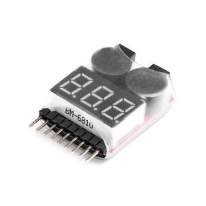 LiPo alarm 2-8S - zvuková signalizace napětí Měřící zařízení RCobchod