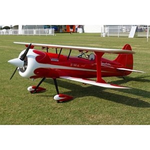 85" Muscle Bipe - Červená/Bílá 2,16m Modely letadel RCobchod