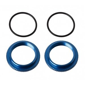 13mm nastavitelný kroužek tlumiče a příslušenství, modré, 2+2 ks. Náhradní díly RCobchod